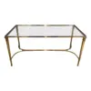 Neoclassical Brass Coffee Table Maison Jansen - Styylish