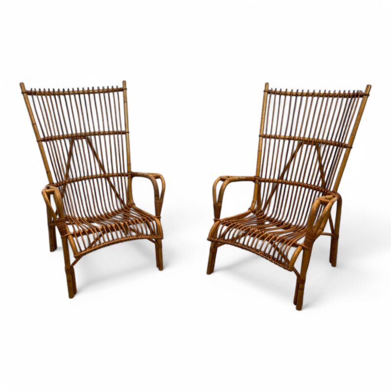 Tall Design Rattan Armchairs - Styylish