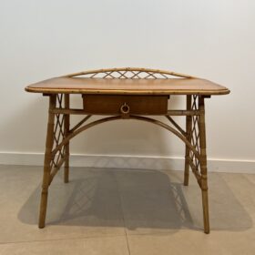 Design Rattan Desk by Louis Sognot