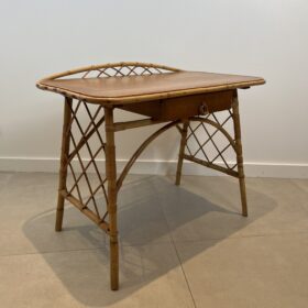 Design Rattan Desk by Louis Sognot