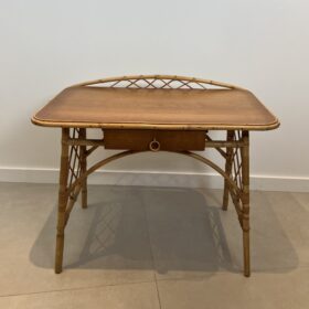 Design Rattan Desk by Louis Sognot