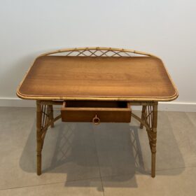 Design Rattan Desk by Louis Sognot