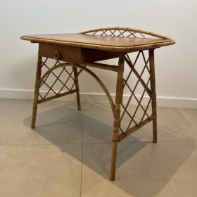 Design Rattan Desk by Louis Sognot