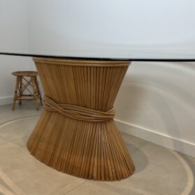 Vintage Elinor McGuire Wheat Sheaf Dining Table, 1970s