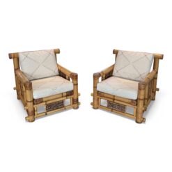 Bamboo Armchairs Pierre Frey - Styylish