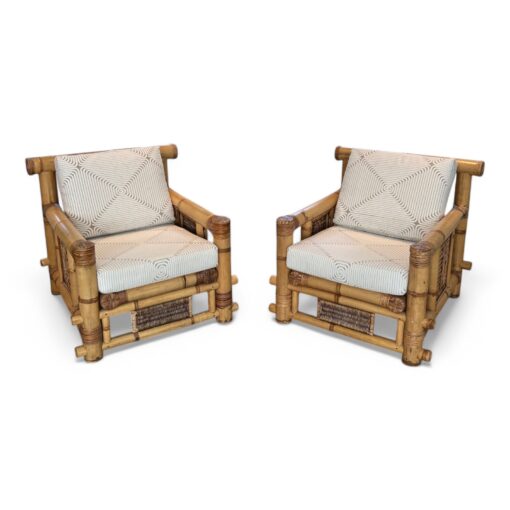 Bamboo Armchairs Pierre Frey - Styylish