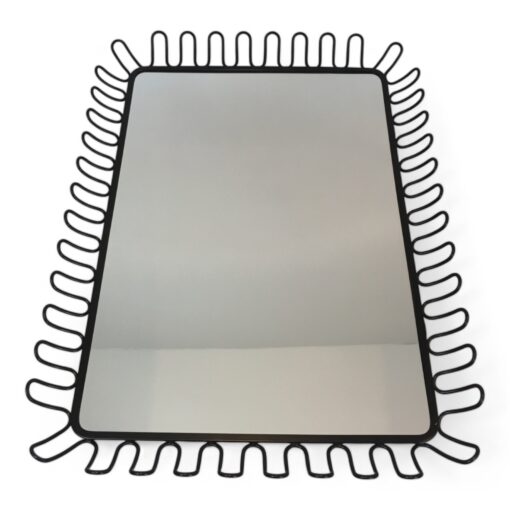 Black Lacquered Metal Mirror - Styylish