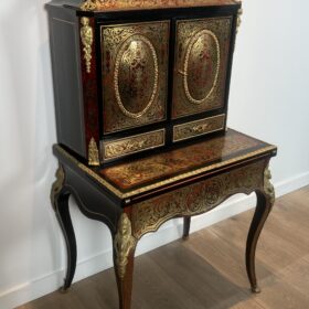 Bonheur du Jour Desk in Boulle Marquetry from the Napoleon III Period