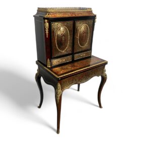 Bonheur du Jour Desk in Boulle Marquetry from the Napoleon III Period