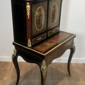 Bonheur du Jour Desk in Boulle Marquetry from the Napoleon III Period