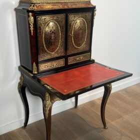 Bonheur du Jour Desk in Boulle Marquetry from the Napoleon III Period