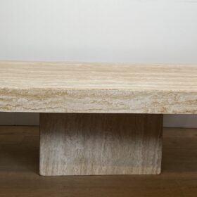 Travertine Coffee Table by Stone international