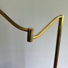 Brass Reading Lamp with Claw Feet in the Style of Maison Jansen