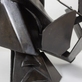 Jean Campa Polished Metal Sculpture, 2001