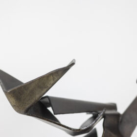 Jean Campa Patinated Metal Sculpture, 1980s