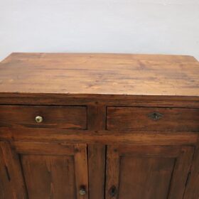 Rustic Italian Fir Wood Buffet – Early 20th Century