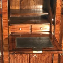 Demilune Cabinet with Secretary Desk- view of the inside of the writing compartment- Styylish