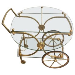 Neoclassical Brass Drinks Trolley- Styylish