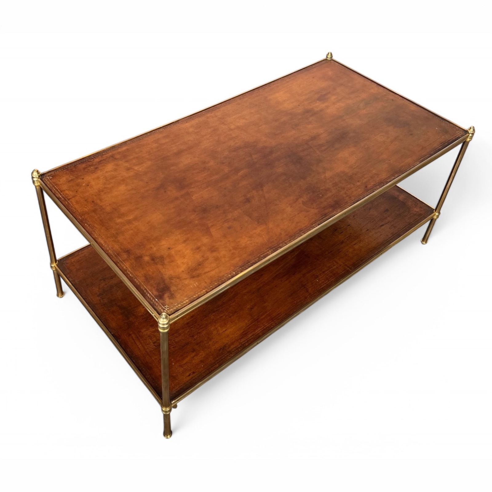 Neoclassical Style Brass Coffee Table- Styylish