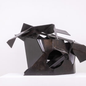 Jean Campa Polished Metal Sculpture, 2001