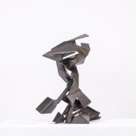 Jean Campa Patinated Metal Sculpture, 1980s