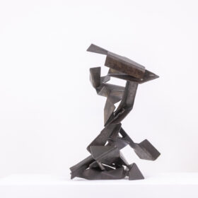 Jean Campa Patinated Metal Sculpture, 1980s