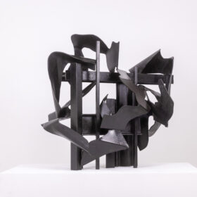 Jean Campa, Patinated Metal Sculpture, 1995