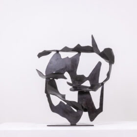 Jean Campa, Abstract Metal Sculpture, 1980s