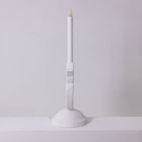 “Cui-cui” Lamp in Plaster, Work of a French Artist in a Small Series