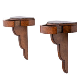 Pair of Art Deco Wall Consoles- Styylish