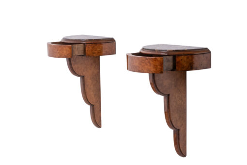 Pair of Art Deco Wall Consoles- Styylish