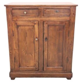 Rustic Italian Fir Wood Buffet – Early 20th Century