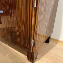 Small Art Deco Bar Cabinet, Macassar Veneer, France, circa 1930 - Image 14