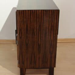 Small Art Deco Bar Cabinet, Macassar Veneer, France, circa 1930 - Image 18