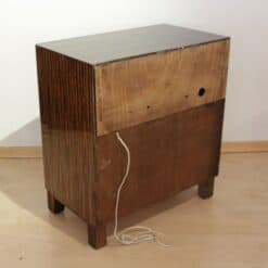 Small Art Deco Bar Cabinet, Macassar Veneer, France, circa 1930 - Image 20