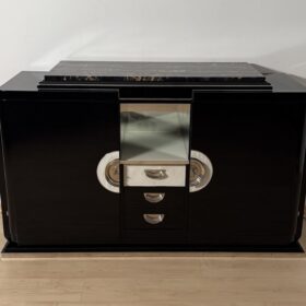 Art Deco Sideboard, Black Lacquer, Paris circa 1930
