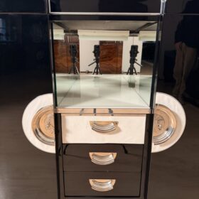 Art Deco Sideboard, Black Lacquer, Paris circa 1930