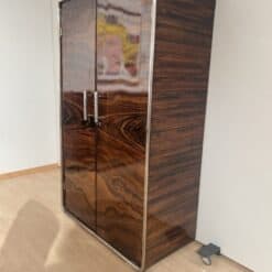 Bauhaus Armoire, Palisander Optic, Steeltube and Chrome, Germany circa 1930 - Image 5