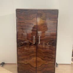 Bauhaus Armoire, Palisander Optic, Steeltube and Chrome, Germany circa 1930 - Image 7