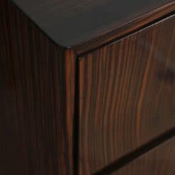 Small Art Deco Bar Cabinet, Macassar Veneer, France, circa 1930 - Image 8