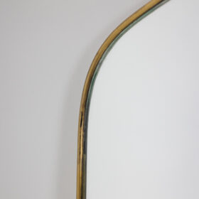 Pair of “chapeau de gendarme” shaped mirrors. 1970s.