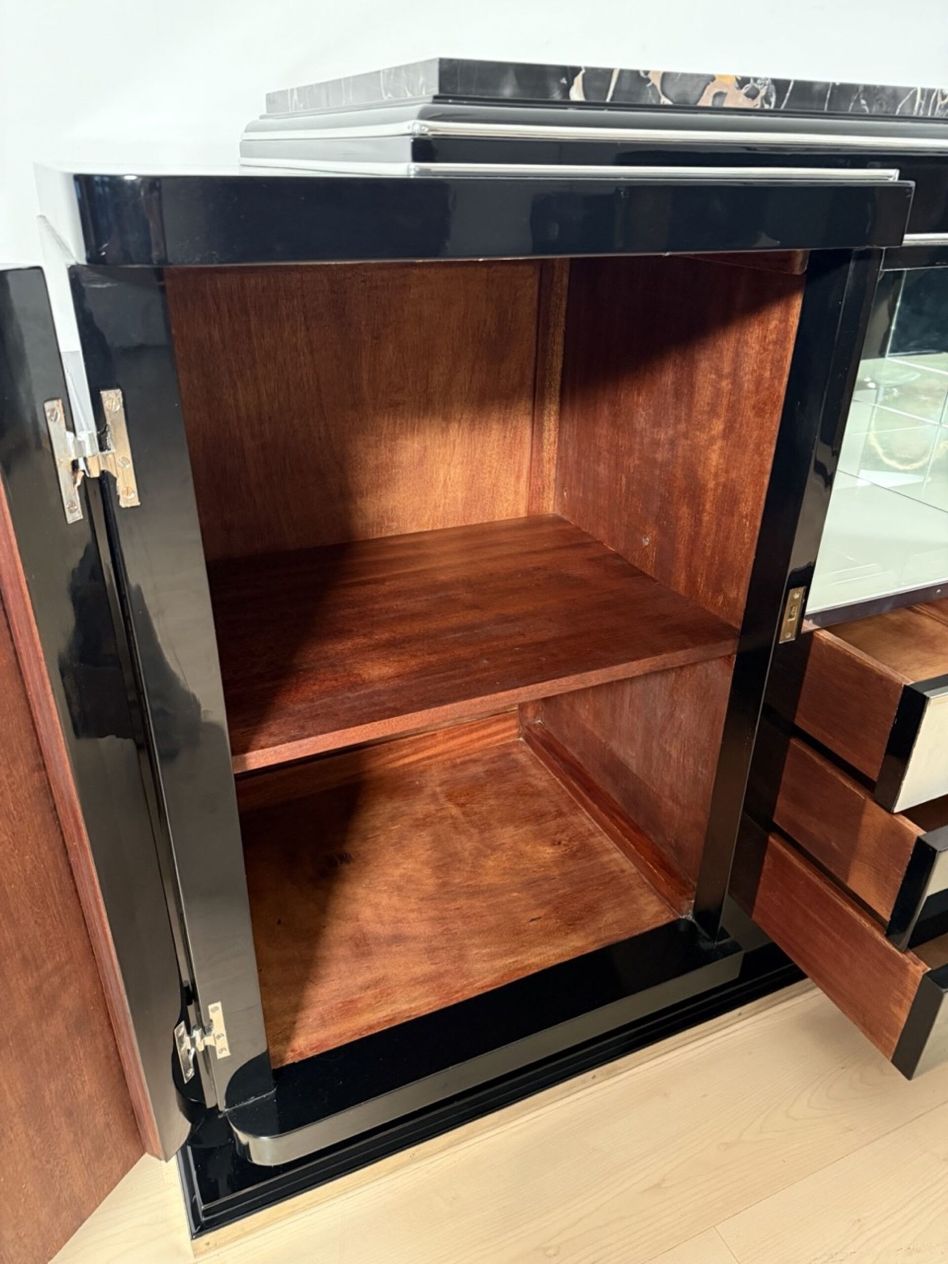 Art Deco Sideboard - Left Compartment Interior - Styylish