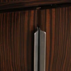 Small Art Deco Bar Cabinet, Macassar Veneer, France, circa 1930 - Image 9