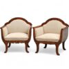 Pair of Swedish Biedermeier Tub Chairs- Styylish