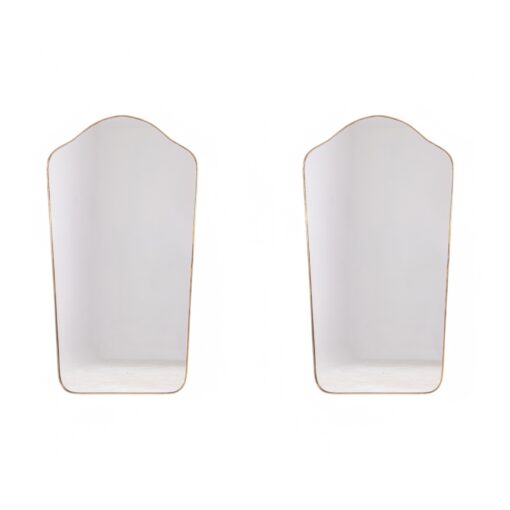 Pair of “chapeau de gendarme” shaped mirrors- Styylish