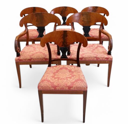 Set of 6 Swedish Biedermeier Dining Chairs- Styylish