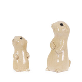 Valérie Courtet Ceramic Prairie Dog Statue, Contemporary Work