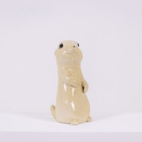 Valérie Courtet Ceramic Prairie Dog Statue, Contemporary Work