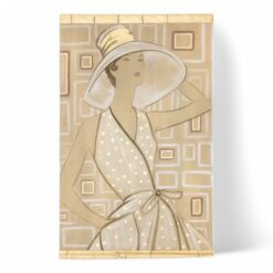 Painted Canvas Elegant Woman 1950s - Styylish