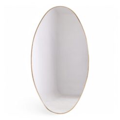 Oval Gilded Brass Mirror - Styylish